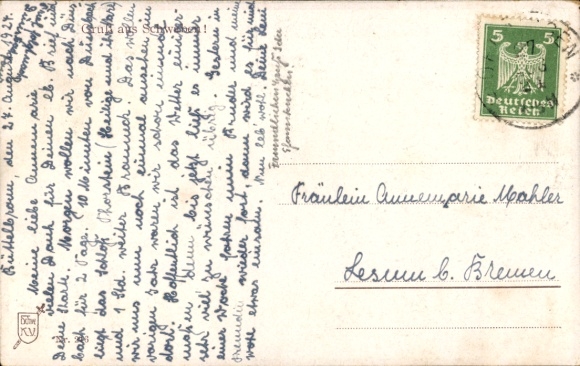 Artist Postcard Boettcher, Hans, We Swabians become smart at forty, the others not for eternity