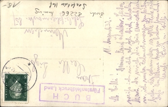 Zdjęcie Ak Buch Inning w powiecie Starnberg Górna Bawaria, Zajazd Seefelder Hof, widok z zewnątrz, słup majowy