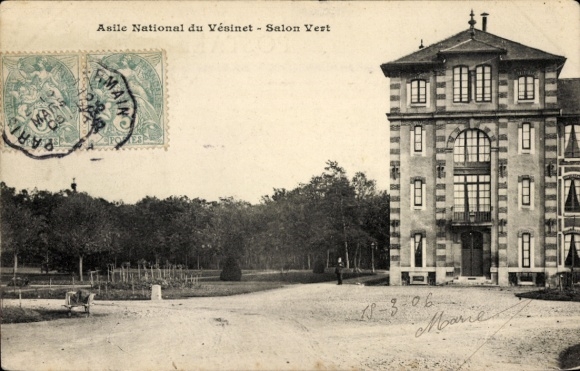 Ak Le Vésinet Yvelines, National Asylum, Green Room