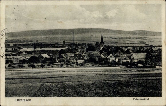 Postcard Othfresen Liebenburg in Lower Saxony, village with landscape view