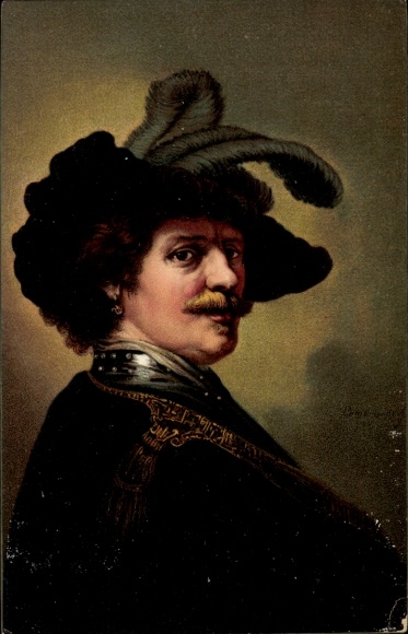 Ak Rembrandt als Offizier