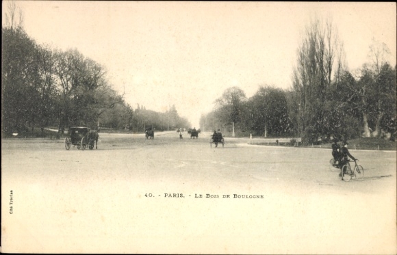 Ansichtkaart Parijs XVI, Bois de Boulogne