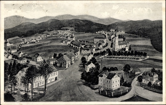 Ak Deutscheinsiedel Deutschneudorf in het Erzgebirge, Gasthof zum Deutsches Haus