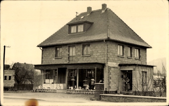 Photo Postcard Asslar Aßlar in Hesse, commercial building, shop window