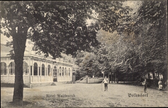 Ansichtkaart Hamburg Wandsbek Volksdorf, Hotel Waldesruh