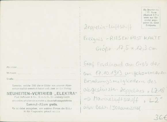 Postcard Funeral service for the casualties of the Navy airship L 2, LZ 18, Graf Zeppelin at the grave