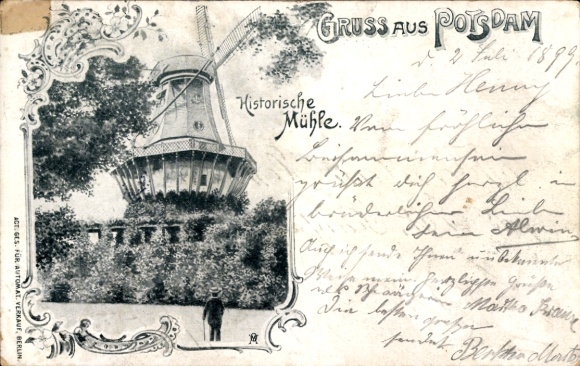 Litho Potsdam in Brandenburg, Historische Mühle