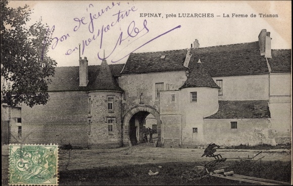 Ak Epinay Essonne, La Ferme de Trianon