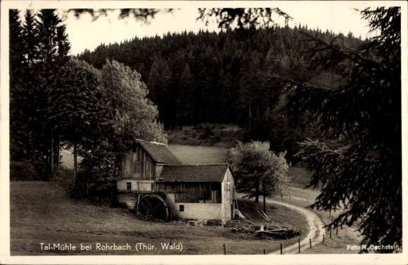 Postcard Rohrbach in Thuringia, Tal-Mühle