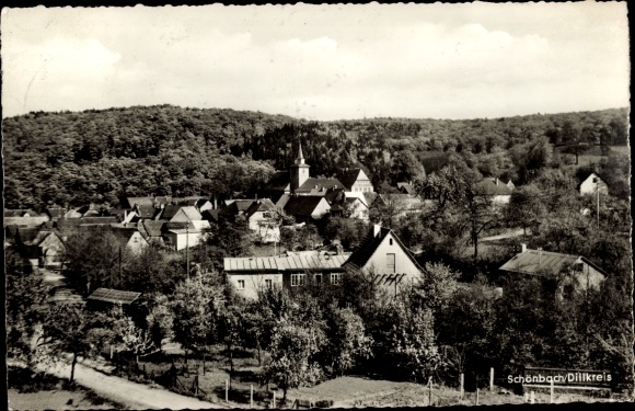 PC Schönbach Herborn in Hesse, panorama of the place