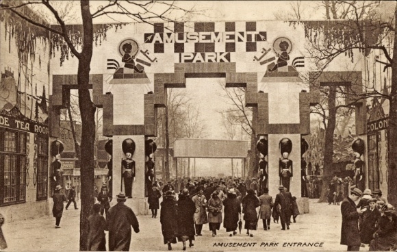 PC Wystawa Imperium Brytyjskiego 1924, wejście do parku rozrywki