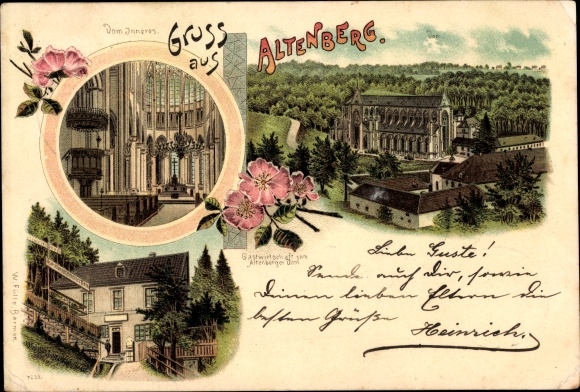 lito Altenberg Odenthal Bergisches Land, opactwo Altenberg, katedra Altenberg, zajazd