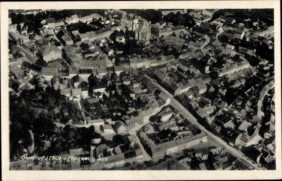 PC Ohrdruf in Thuringia, aerial photo