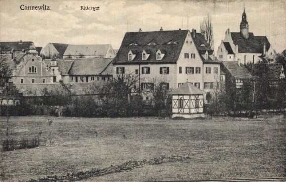 Ak Cannewitz Nerchau Grimma, Rittergut
