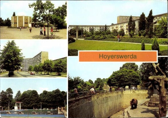 13 old PC Hoyerswerda in Upper Lusatia, various views