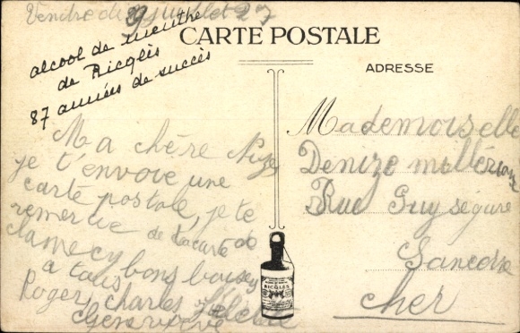 Artist Postcard Salzedo, Salcedo, Maggie, Two Pilgrims, Oyster, Advertisement Ricqles