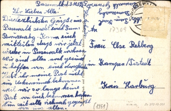 Postcard Pasewalk in Mecklenburg Vorpommern, Mühlentor