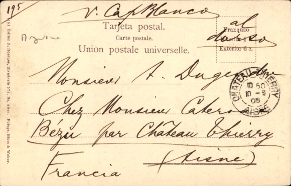 Postcard Argentina, Familia Mestiza, Chaco