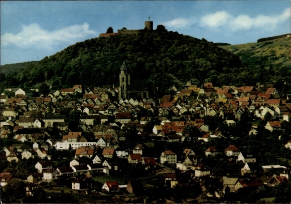 Postcard Homberg (Kassel district) on the Efze Hesse, panorama