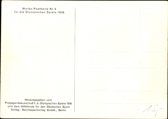 Maps Artist Postcard Dreher, Schicker, Torch Relay, Olympic Games Berlin 1936