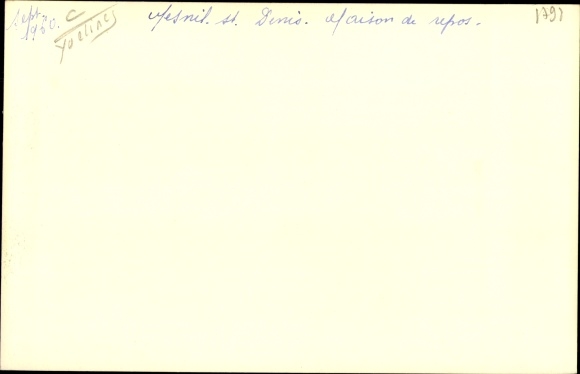 Photo Postcard Le Mesnil Saint Denis Yvelines, Rest Home