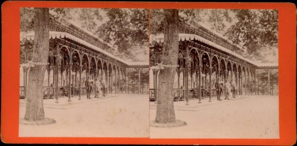 Stereo Photo Bad Kissingen Lower Franconia Bavaria, thermal baths