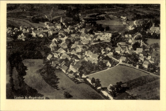 Ak Laaber in der Oberpfalz, Fliegeraufnahme
