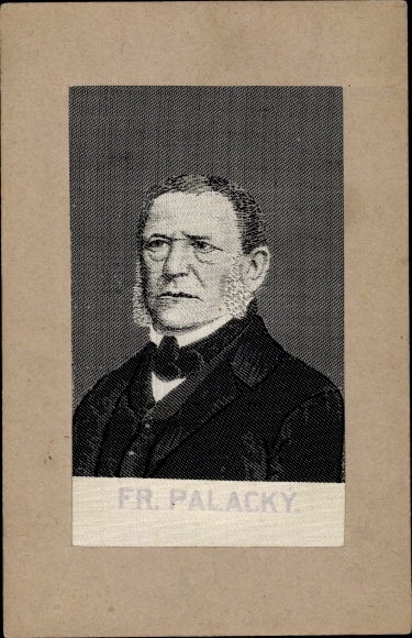 Seiden Postcard František Palacký, Bohemian-Austrian politician and historian, portrait