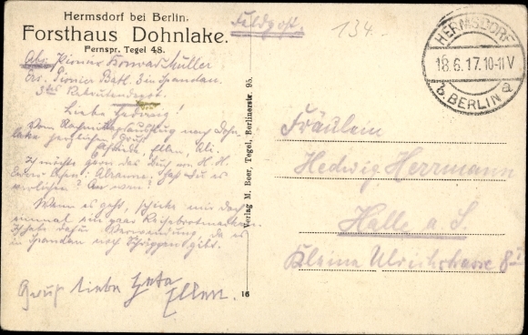 PC Berlin Reinickendorf Hermsdorf, Forsthaus Dohnlake