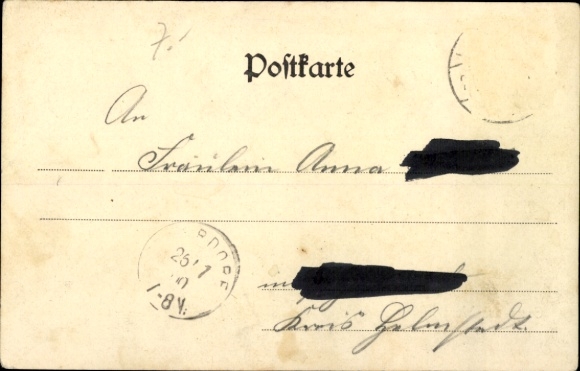 Postcard Wunstorf in Lower Saxony, Royal Seminary