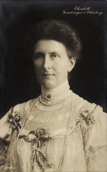 Ak Großherzogin Elisabeth von Oldenburg, Portrait