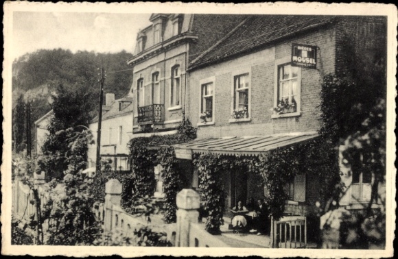 CPA Marche les Dames Wallonie Namur, Hotel Restaurant de la Gare