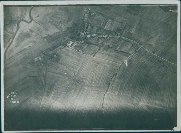 Photo Morville Lorraine Vosges, French position, aerial photo, Fl 276