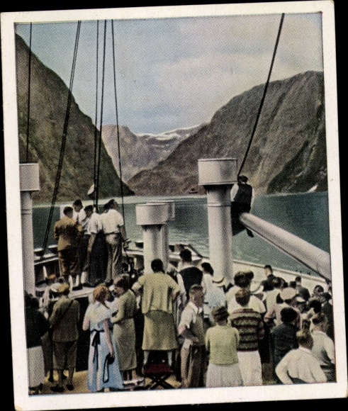 Collector's picture The post-war period No. 245, September 1934 Strength through joy, holiday ship The German