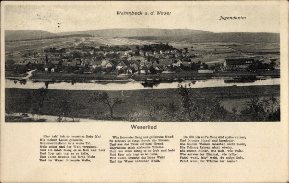 KP Wahmbeck Bodenfelde nad Wezerą, widok ogólny, Weserlied