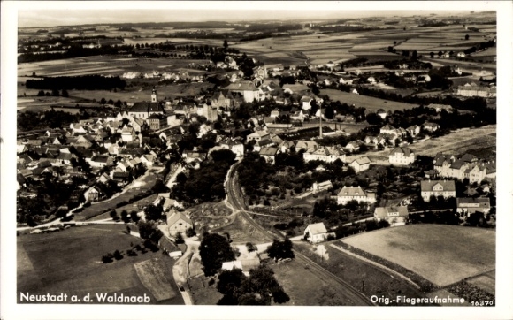 Ak Neustadt an der Waldnaab, Fliegeraufnahme