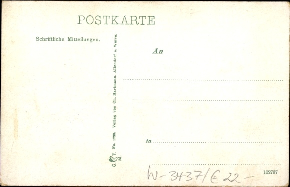 Postcard Allendorf an der Werra Hessen, Kirchstraße, half-timbered houses