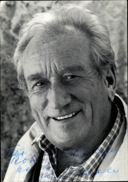 Postcard actor Dieter Eppler, portrait, autograph