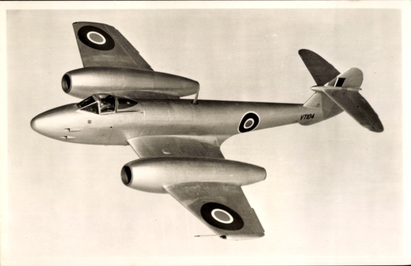 Postcard aircraft, Gloster Meteor F4