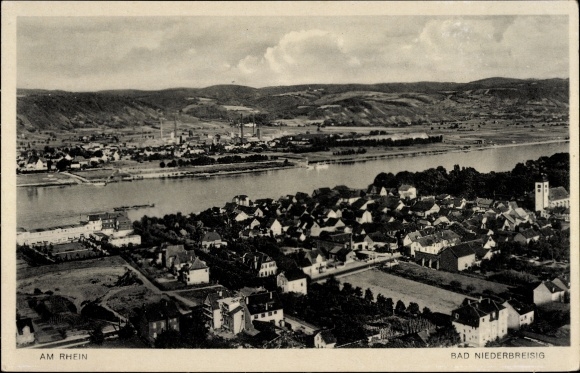 Postcard Niederbreisig Bad Breisig am Rhein, panorama