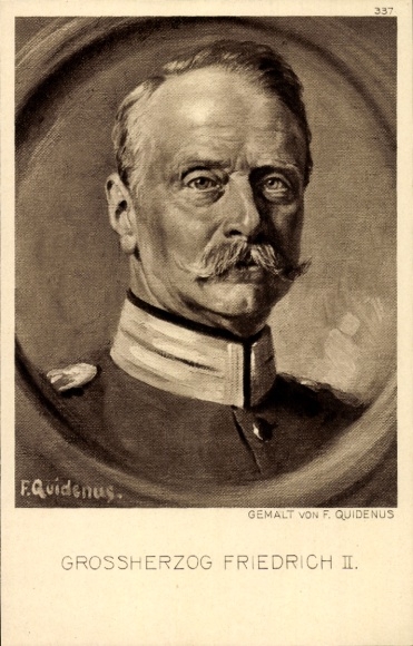 KP artystyczna Quidenus, Fritz, wielki książę Fryderyk II Badenii