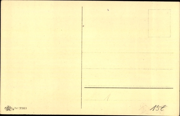 Kunstenaar litho Kallista, Wittenberg, Luthers woonkamer, Ref Jubileum 1917