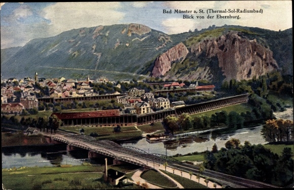Artist PC Bad Münster am Stein, view from the Ebernburg