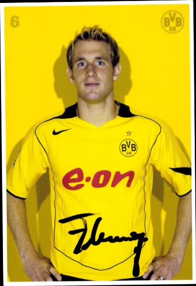 Autograph card footballer Florian Kringe, BVB 09, Borrussia Dortmund, autograph