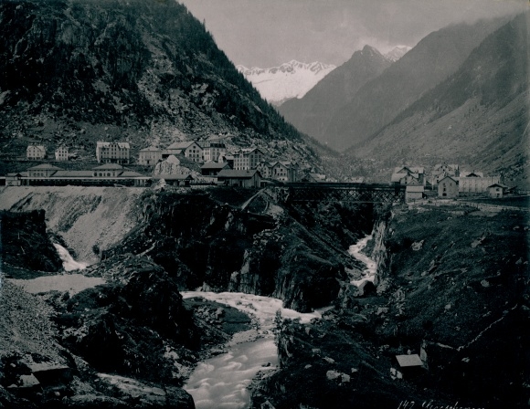 Photo Göschenen canton Uri, general view, river section