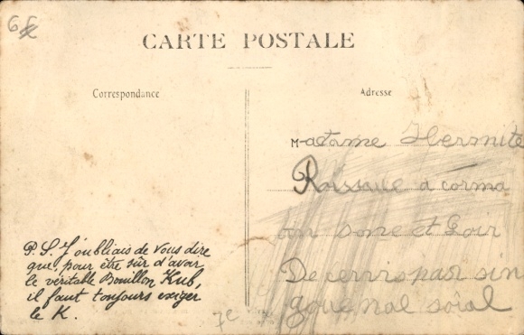 Postcard Paris VII, photo from January 28, 1910, Red Cross in the Invalides, hospital room, sisters
