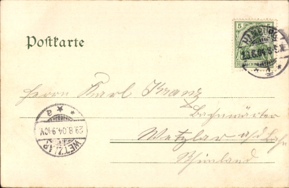 Postcard Hamburg Nord Uhlenhorst, on the Alster
