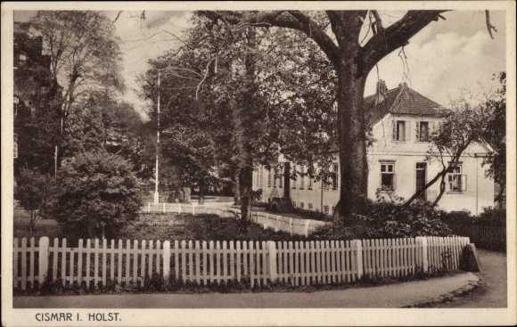 Ak Cismar Grömitz in Holstein, Ortsansicht, Zaun, Haus