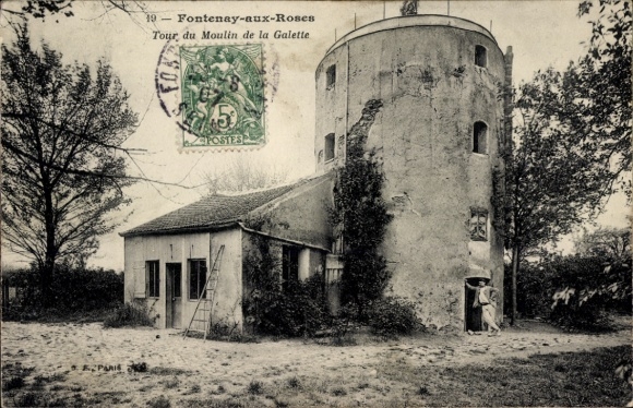 Postcard Fontenay aux Roses Hauts de Seine, Tour du Moulin de la Galette