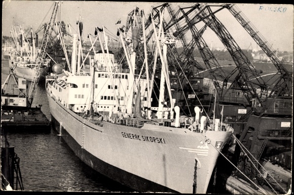 Ak Frachtschiff M.S. Gerard Sikorski, Werft